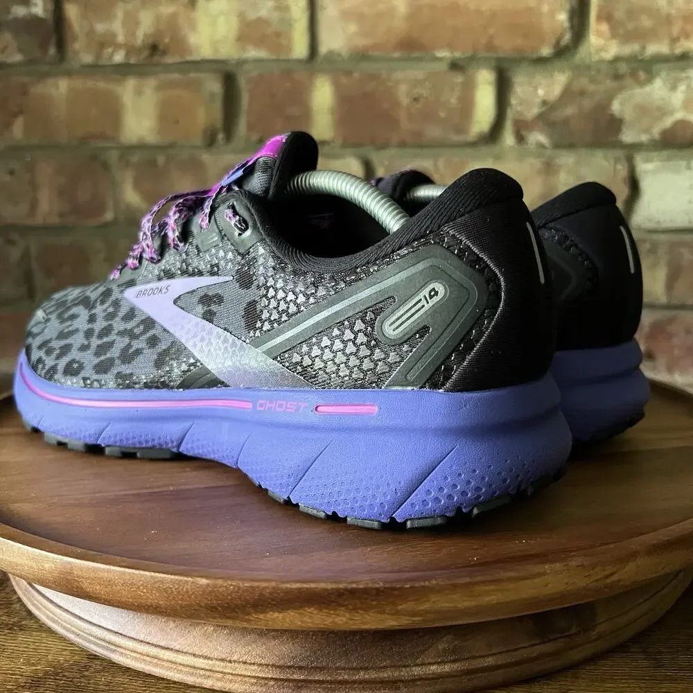 Brooks Ghost 14 Electric Cheetah Run Wild Womens 9 Neutral Cushion Running Shoes